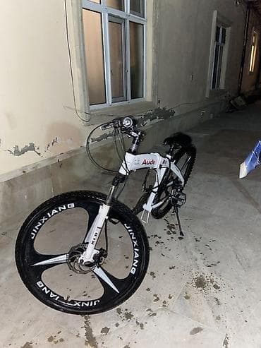 veloiped: Dağ velosipedi – qatlanan çərçivə, 26" bərk maqnezium disk təkərlər - — 4