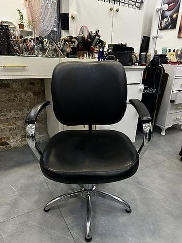 Salon kreslosu – profesional istifadə üçün - Material: yumşaq süni