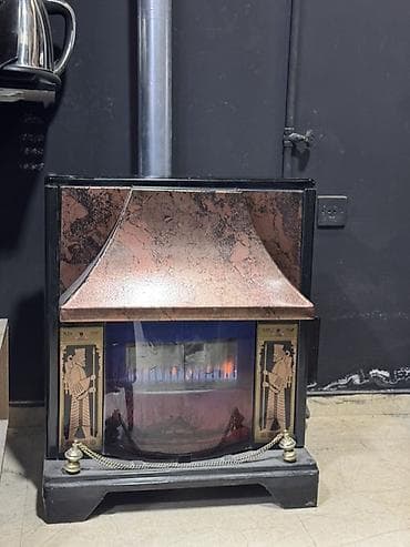 Kamin Peçi, yanacaq - Qaz