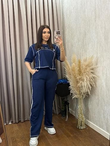 palt: Qadın idman dəsti – 2 hissəli - Üst: rahat kəsimli, qısa oversize — 5