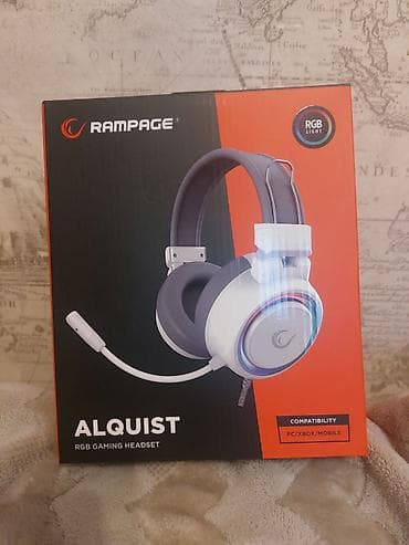 ucuz komputer: Rampage ALQUIST RGB Gaming Headset - RGB işıqlanma: Qulaqlıq — 1