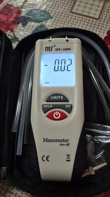 Drellər: HTI HT-1890 Rəqəmsal Manometr Xüsusiyyətlər: - Model: HTI HT-1890 - — 3