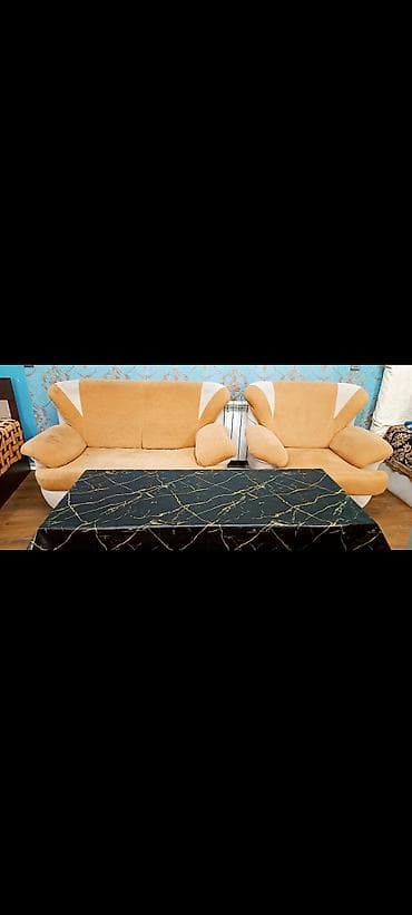 Диваны: 3 u birlikde divan ve iki kreslo 65m unvan Yeni Yasamal — 1
