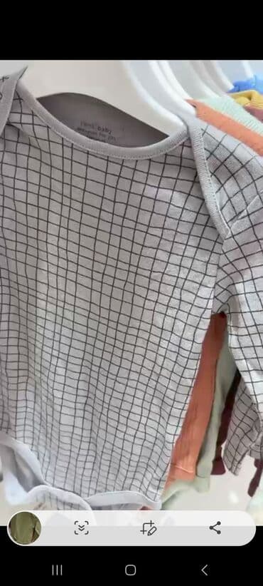 təzə doğulmuşlar üçün toxunma kombinzonlar: Uşaq üçün uzunqol bodilər – müxtəlif rəng və naxışlarda — 3