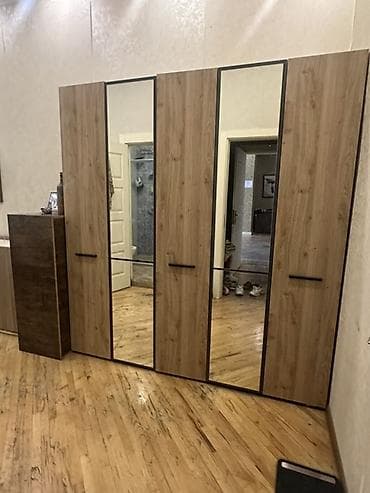 4 qapılı, Güzgülü, Açılan, Düz dolab