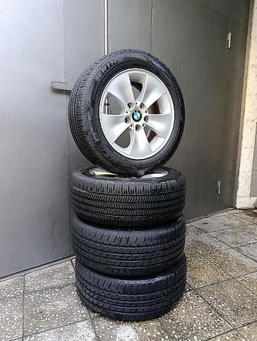bmw e60 m: 215/55 R16. 🇧🇪 Style 155. Original tam komplekt. BMW E90-dan — 5