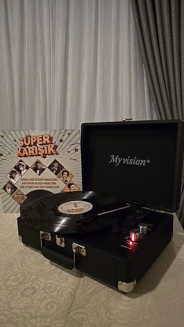Myvision portativ vinil pleyer (kofert iplikli dizayn) - Çamadan lalafo.az -da Myvision portativ vinil pleyer (kofert iplikli dizayn) - Çamadan