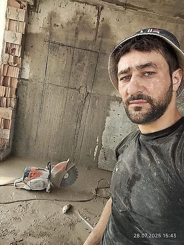 Beton kəsmə və karot xidməti. Xidmətə beton, dəmir-beton və digər