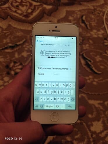 islenmis ayfon 5s: IPhone 5, < 16 GB, Gümüşü, Barmaq izi — 3