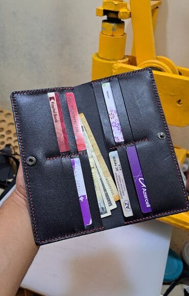 balaca qadın pul kisəsi: Pulqabı, Təbii dəri, Yeni — 9