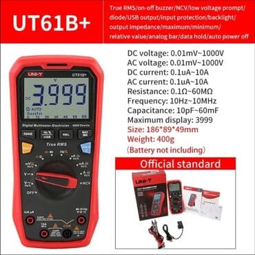 Multimetr, Uni-T, Yeni, Rəqəmsal, Zəmanətli, Pulsuz çatdırılma, Rayonlara çatdırılma lalafo.az -da Multimetr, Uni-T, Yeni, Rəqəmsal, Zəmanətli, Pulsuz çatdırılma, Rayonlara çatdırılma