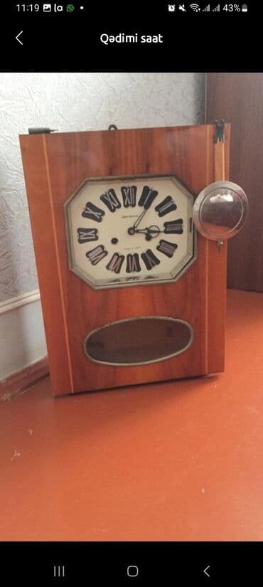 антикварные часы настенные: Qədimi saat — 1