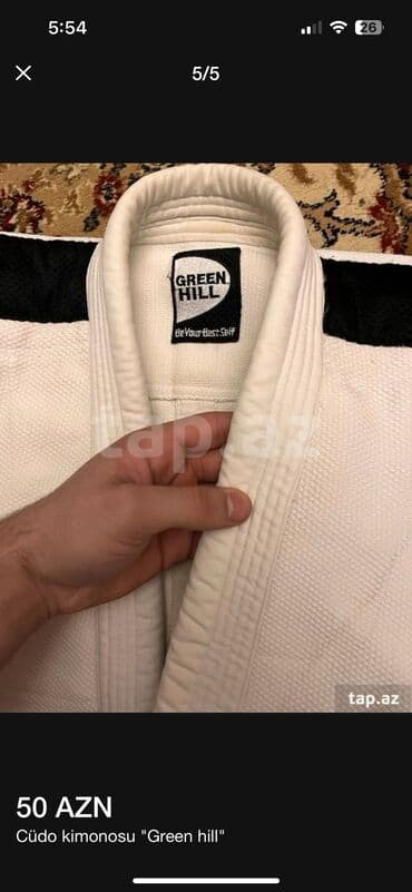 купить футбольную форму в баку: Cüdo kimanosu satılır Marka-Green Hill Əla vəziyyətdədir kəməri — 1