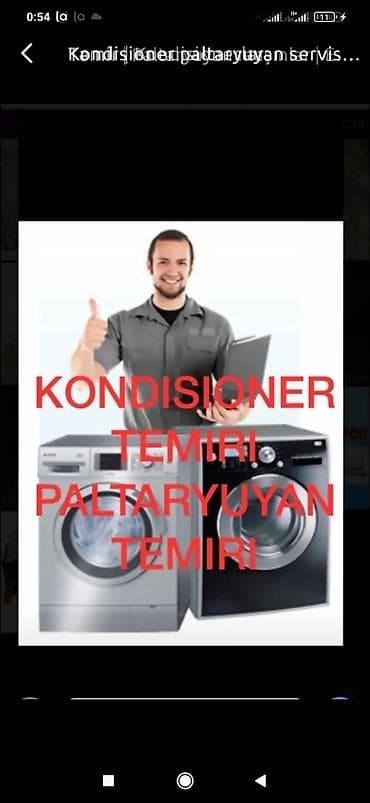 kompressor təmiri: Kondisanerpaltaryuyan qabyuyan soyuducu tozsoran temiri ve satışı — 1