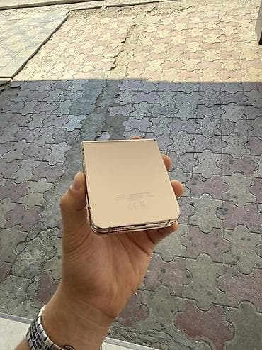 samsung fold 4: Samsung Galaxy Z Flip 5, rəng - Bej, Barmaq izi — 2