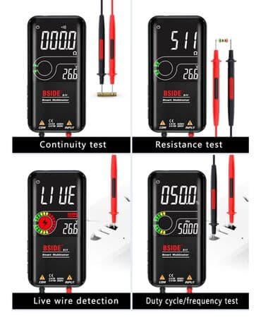 бу аккумулятор: Intellektual, yeni nəsil testr - multimetr. Model: BSIDE S 20 ● — 3
