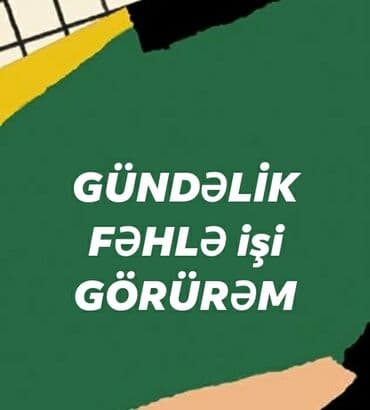 fəhlə isi: Fəhlə, 3-5 illik təcrübə, Gündəlik ödəniş — 1