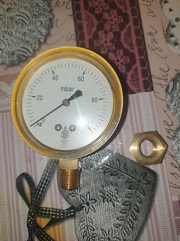 tumsuz nar: Məhsul: Manometr (aşağı təzyiq üçün) Təsvir: - Ölçü vahidi: mbar - — 1