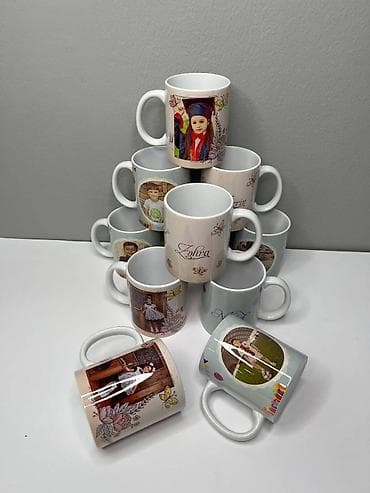 Fincan üzərinə istənilən şəkilin çap olunması. Fincan, Köynək, Çanta
