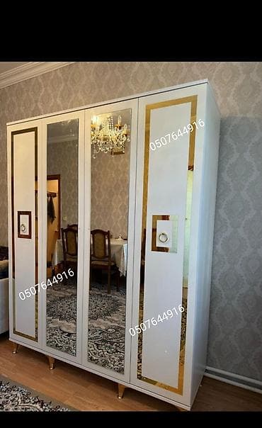 mini manqal: Güzgülü paltar dolabları – müxtəlif ölçü və dizaynlarda - Model — 7