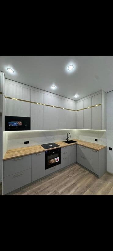 Sifarişlə termolar: Sifarişlə mətbəx dəsti, Özü çəkən petlələr, Sadə laminat, Kredit yoxdur, Pulsuz çatdırılma — 12