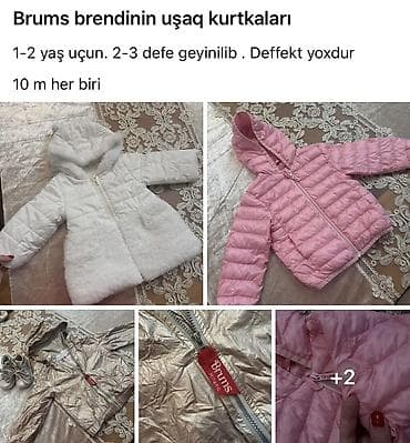 üst geyimi: Kurtka, Qız üçün, 1 - 2 yaş, Brums — 1