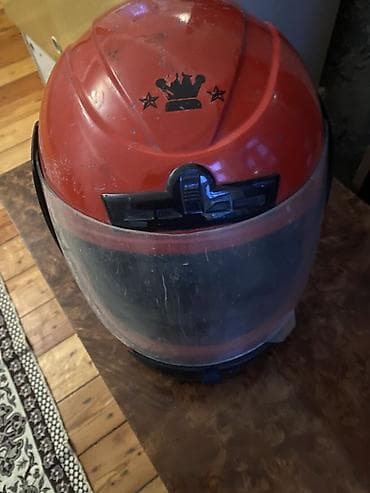 Мопеды, скутеры: Məhsul: Tam üzlü motosiklet dəbilqəsi - Rəng: Qırmızı, qara — 2