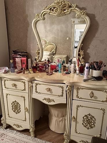 ofis mebeli lalafo: Mebel dəsti - Künc divan: yumşaq parça üzlü, bej rəngdə, dekorativ — 10