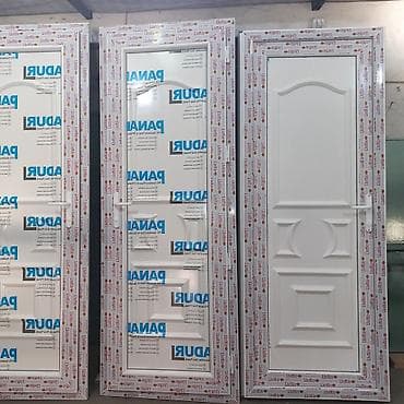 Plastik Qapı Pəncərə sifarişi Figurni hamam qapıları Plastik