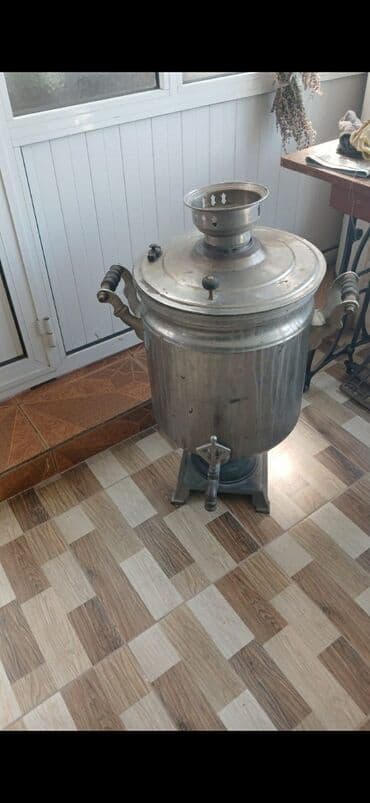 su cənləri dəmir: İşlənmiş, rəng - Boz, Çaydan, 3-dən çox l, SSRİ — 1