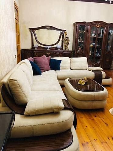 bendir: Künc divan dəsti – müasir klassik dizayn - L‑şəkilli geniş künc — 1