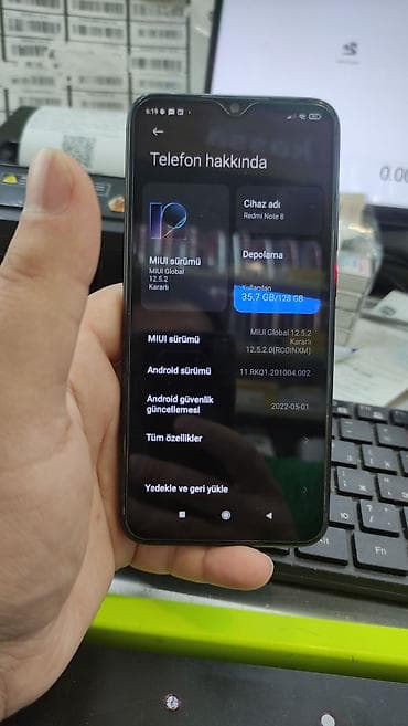 rədmi not 14: Redmi Note 8, 128 GB, rəng - Qara — 3