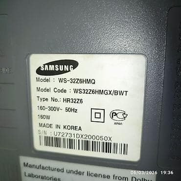 Другие ТВ и видео товары: Телевизор Samsung 32" — 4