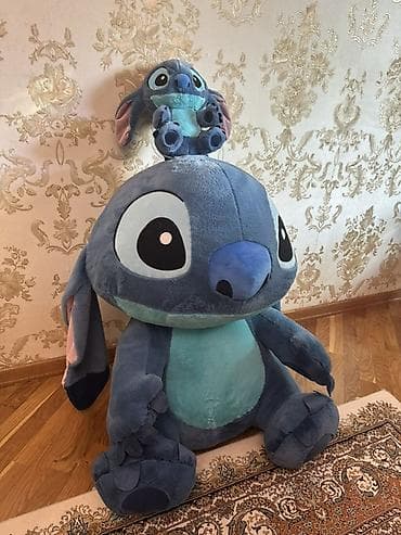 ayı oyuncaq: Böyük ölçülü “Stitch” plyuş oyuncağı + mini versiya dəsti - Sevimli — 1