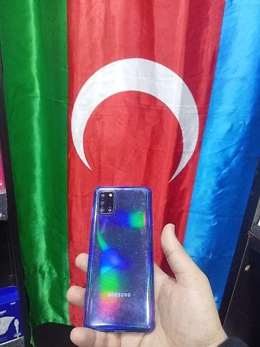 sansung: Samsung Galaxy A31, 128 GB, rəng - Göy, Zəmanət, Düyməli, Barmaq izi — 6