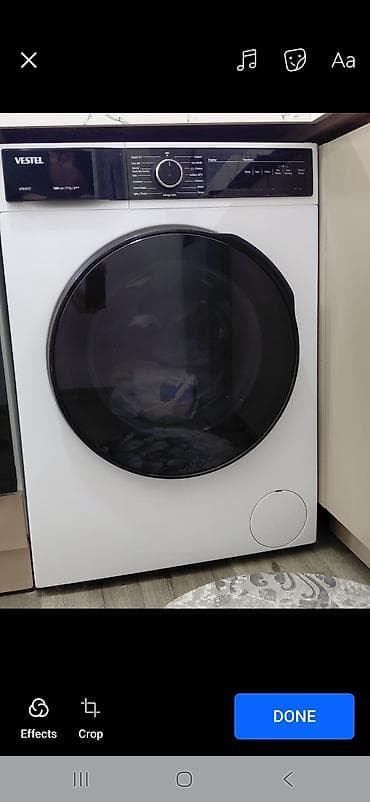 Paltaryuyan maşın Vestel, 7 kq, Avtomat, Qurutmasız