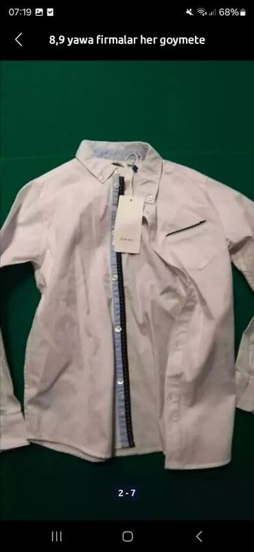 Джинсы и брюки: Uşaq geyim dəsti – 8-9 yaş Brendlər: Zara, Geox, Waikiki Tərkib: - — 6