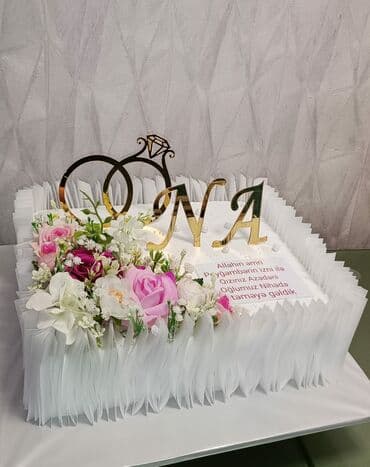 Şirniyyatçıdan fərdi tortlar - Nişan, xınayaxdı, toy, ad günü, uşaq