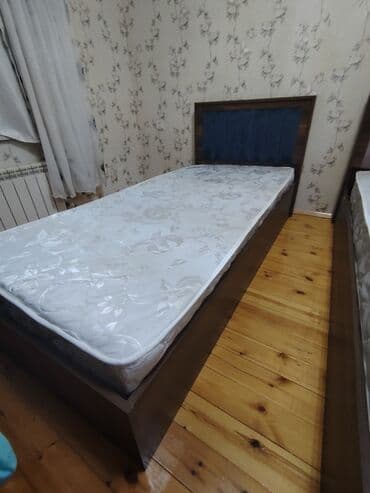 Mətbəx mebeli: Təknəfərlik çarpayı, Matras ilə, Siyirməsiz — 5