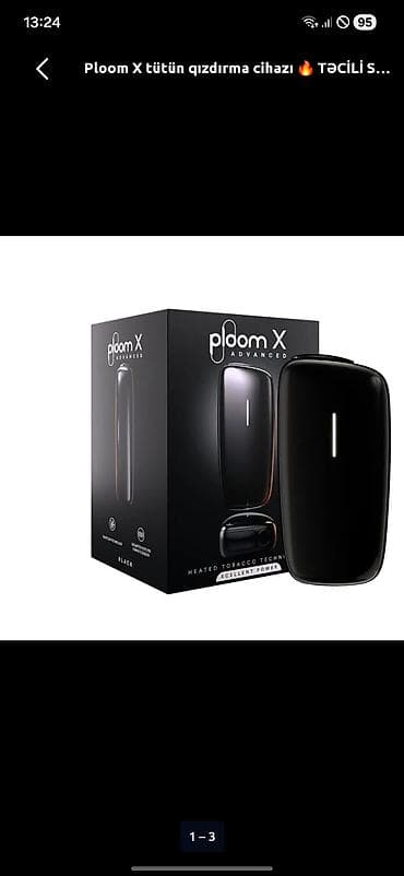 Ploom X Advanced – tütün qızdırma cihazı - Rəng: Black - Müasir — 1