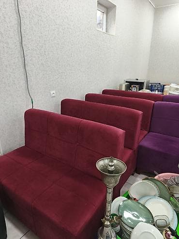 dəst mebel: Skameykalar ilə, Düz masa — 2