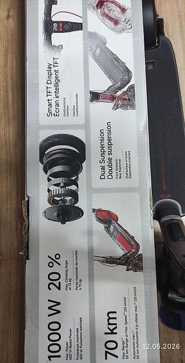 elektron skutor: Electric skuter Ninebot F3 demək olar yenidir 1299 AZN alınıb Quclü — 9