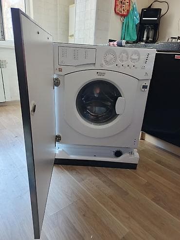 aristonlar: Paltaryuyan maşın Hotpoint Ariston, 7 kq, İşlənmiş, Qurutmasız, Kredit yoxdur, Ünvandan götürmə, Ödənişli çatdırılma — 5