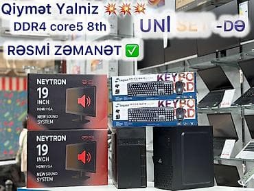 kontakt home komputer ucuz: Masaüstü dəst Core5 DDR4 Şəhər: Bakı Yeni?: Bəli Çatdırılma?: Bəli — 2