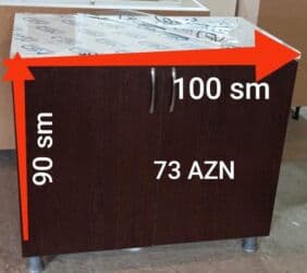 metbex dolabı: Гостиный стол, Новый, Нераскладной — 1