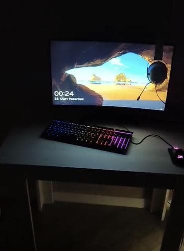 pc plata: Oyun və iş üçün tam masaüstü PC komplekti - Sistem bloku: Şüşə — 6