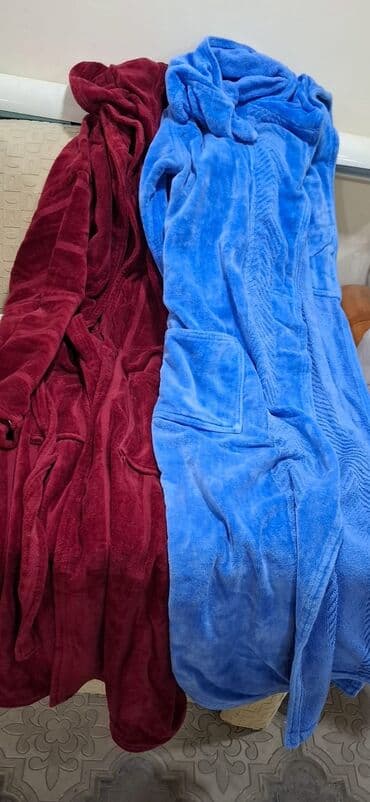Cütü 35 manat.Uniseks hamam xalatları, yumşaq və rahat materialdan lalafo.az -da Cütü 35 manat.Uniseks hamam xalatları, yumşaq və rahat materialdan