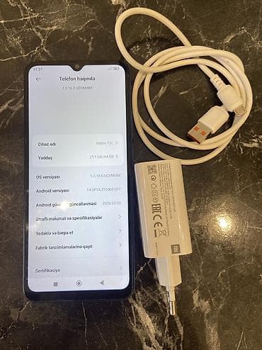 Redmi 12C, 64 GB, rəng - Göy, Sensor, Barmaq izi, Simsiz şarj — 2