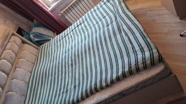 нитки для вязания: 10 kq qoyun yunundan hazırlanmış nazik yun döşək, eni 165, uzunu 205 — 3