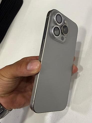 par ütüsü qiyməti: IPhone 15 Pro, 256 GB, Space Gray, Zəmanət, Simsiz şarj, Face ID — 8